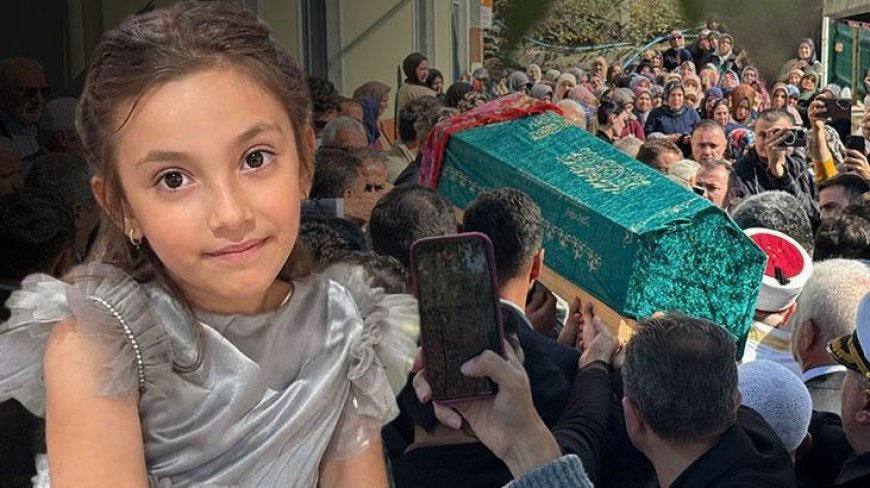 10 yaşındaki Eslem Sare Bulut'a acı veda! Son yolculuğuna uğurlandı