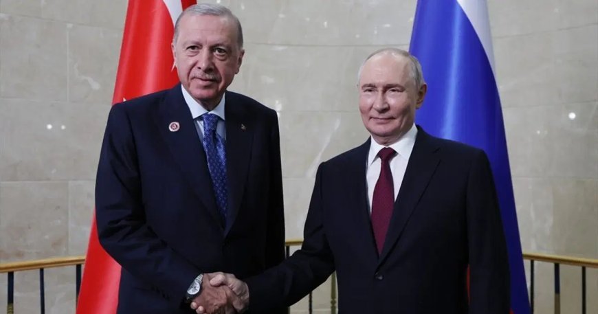 Cumhurbaşkanı Erdoğan Putin ile görüştü