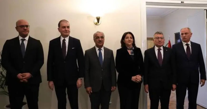 AK Parti ve DEM Parti İmralı heyetinden Terörsüz Türkiye görüşmesi