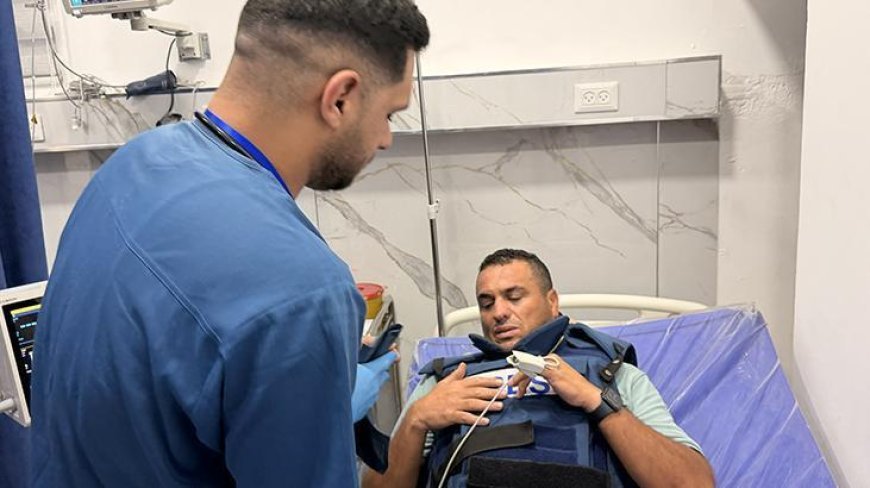 İsrail ordusu, AA foto muhabiri İssam Rimavi'yi plastik mermiyle bacağından yaraladı