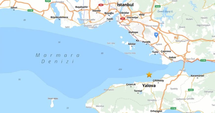 Marmara'da deprem: İstanbul'da da hissedildi. Profesör Okan Tüysüz, fayla ilgili bilgi verdi