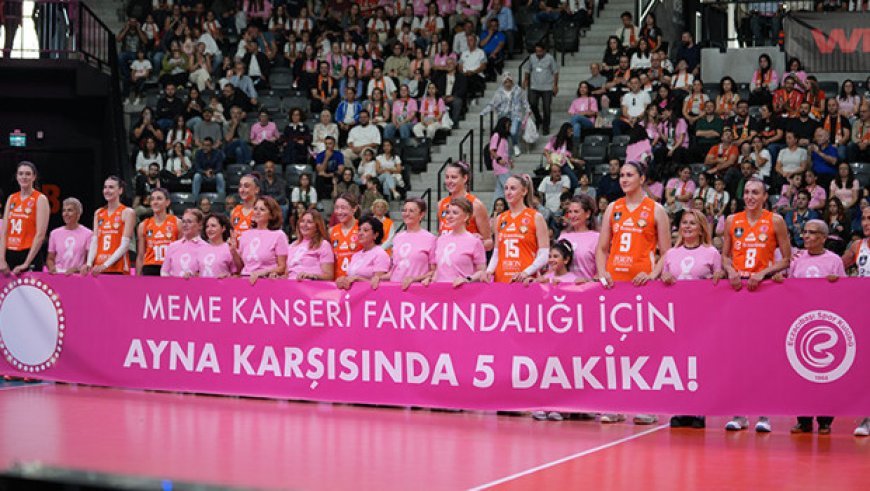 Memorial ve Eczacıbaşı’ndan meme kanseri farkındalık maçı