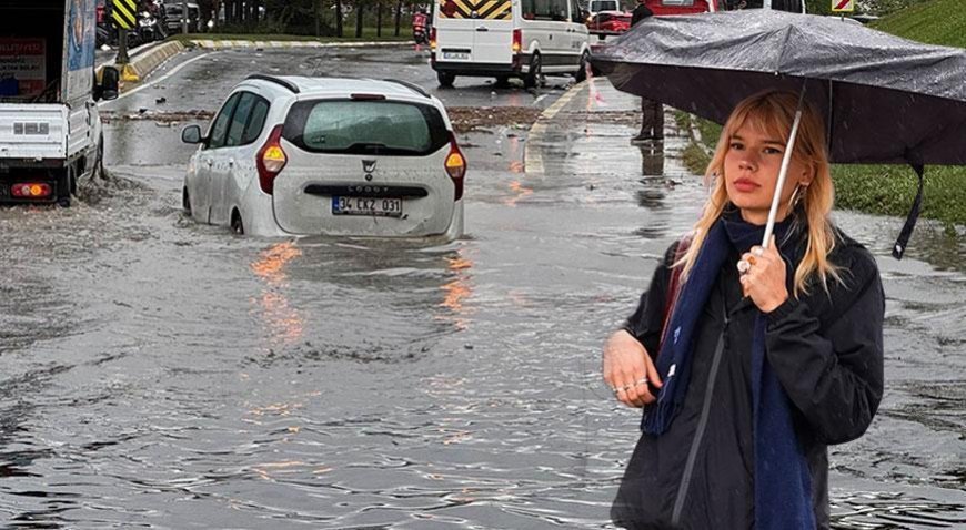 SON DAKİKA HAVA DURUMU HABERLERİ: Meteoroloji uyarmıştı! İstanbul'da şiddetli yağmur: Yollar göle döndü