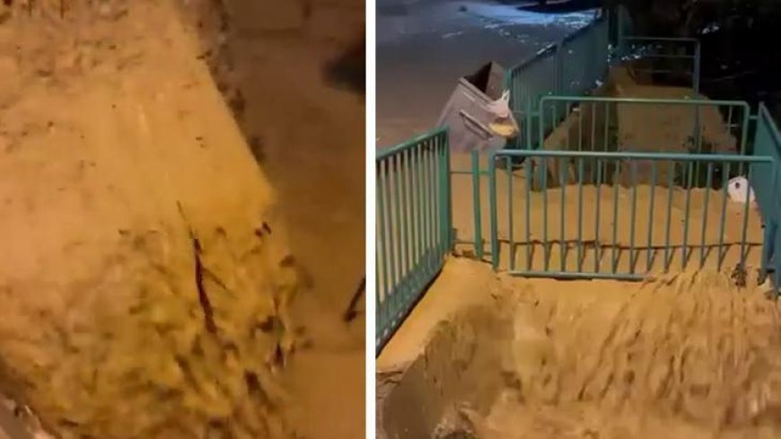 Kocaeli’de sağanak su baskınlarına neden oldu