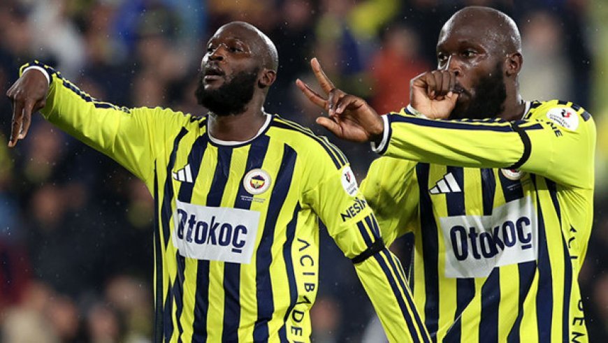 Fenerbahçe'de sahne ilk kez Romelu Lukaku'nun! Siftahı Kadıköy'de yaptı
