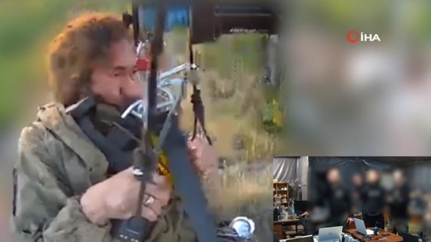 Yaralı asker dev İHA ile havadan böyle tahliye edildi