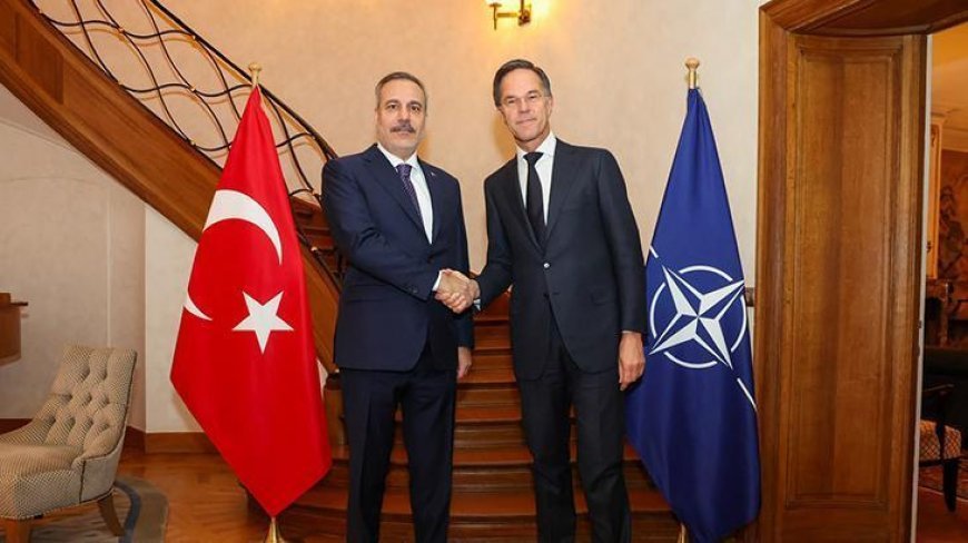 Dışişleri Bakanı Hakan Fidan, NATO Genel Sekreteri Rutte ile görüştü