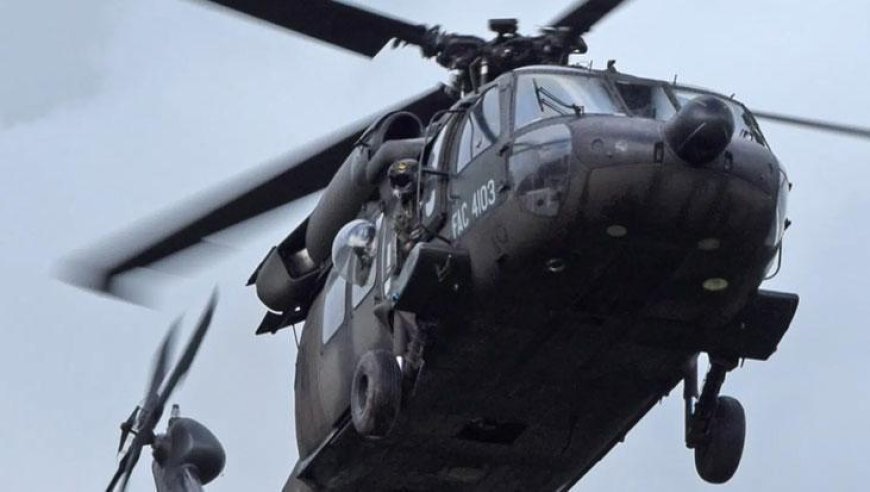 Kolombiya'da askeri helikopter düştü: 19 personel yaralandı
