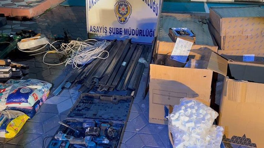 Aksaray'da inşaat ve tır hırsızı operasyonla yakalandı