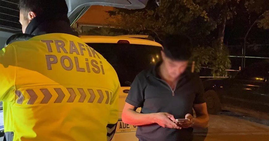 Polisin üzerine araç sürdü, "dava açarım" diyerek tehdit etti