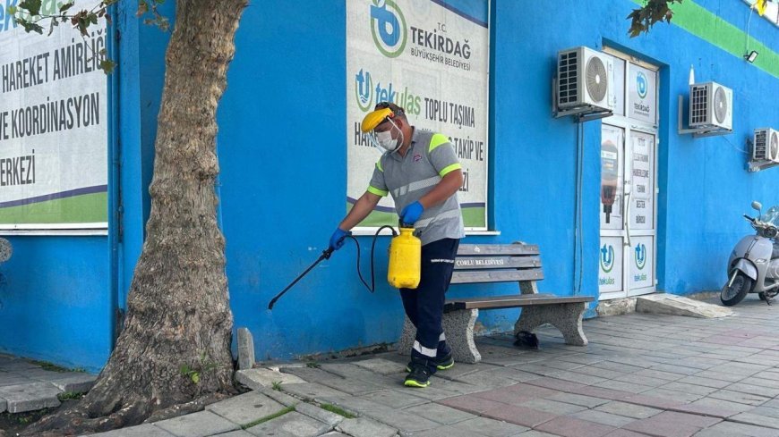 Tekirdağ Büyükşehir Belediyesi, korucuyu halk sağlığı çalışmalarını sürdürüyor