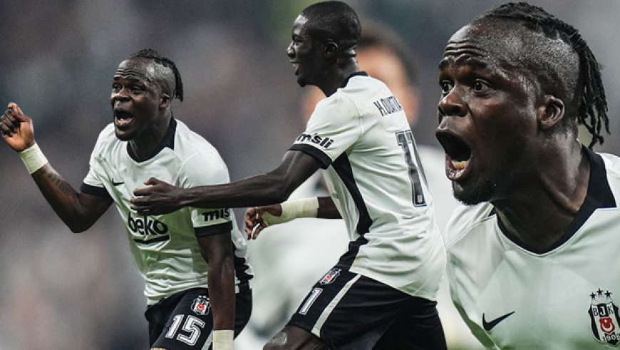 Beşiktaş-Crystal Palace maçının kahramanı Olaitan, ilke imza attı! Muhteşem gol
