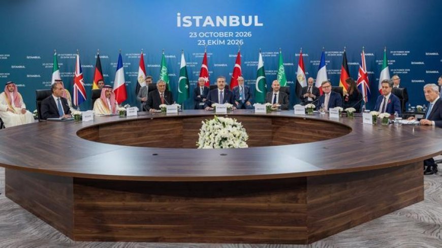 İstanbul'da İtalya'nın da katılımıyla düzenlenen R4+E3 Dışişleri Bakanları Toplantısı başladı