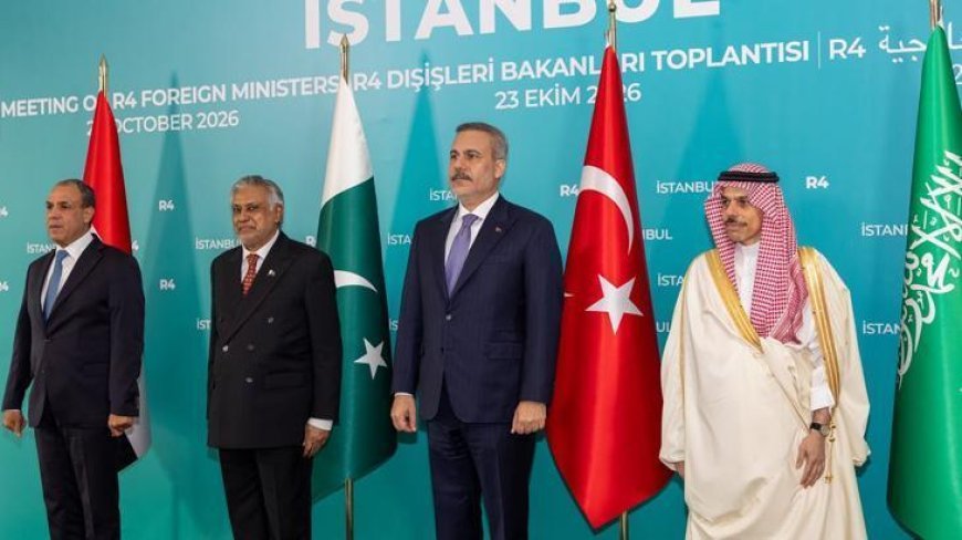 Türkiye-Mısır-Pakistan-Suudi Arabistan Dışişleri Bakanları 7'nci Toplantısı İstanbul'da gerçekleştirildi