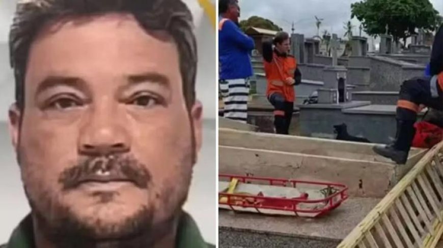 Akıllara durgunluk veren olay! Arkadaşının cenazesine gitti, babasının mezarına düşüp öldü