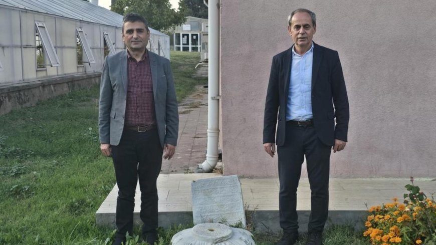 Tekirdağ’da 1813 yılına tarihlenen kitabe bulundu
