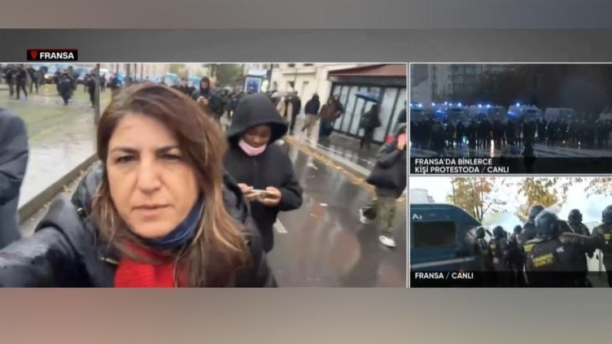 Fransa karıştı! Eylemlerin merkezi Paris'ten canlı yayın: Bundan sonrası kaos...