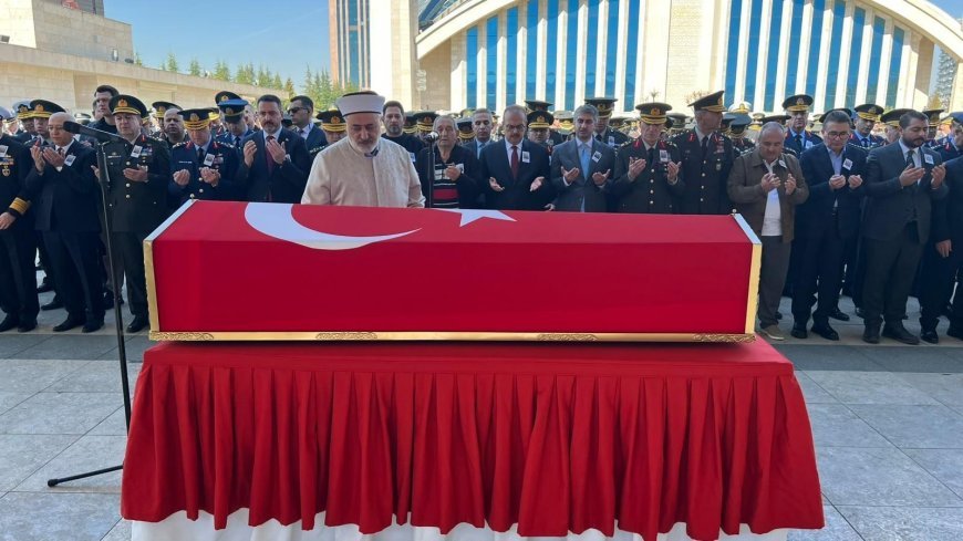 Ankara'daki askeri araç kazasında şehit olan Albay Sayit Gökgöz son yolculuğuna uğurlandı