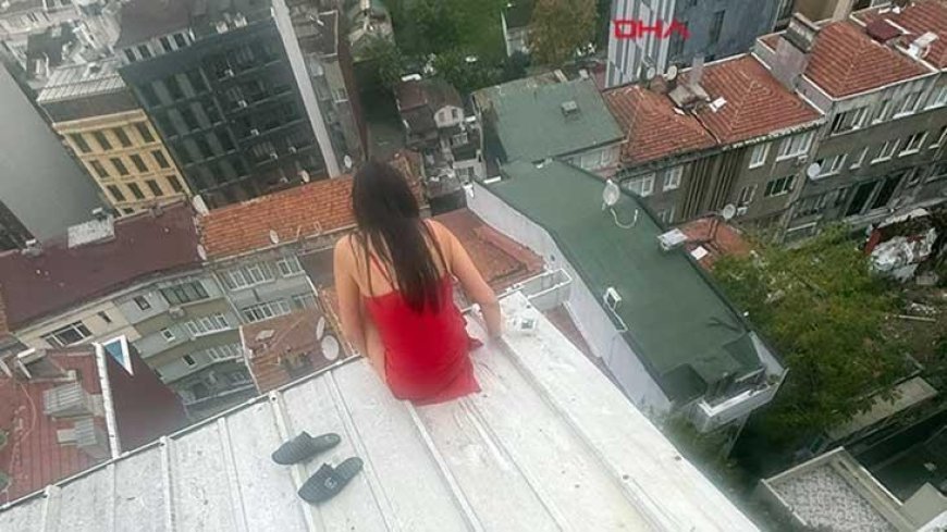 Şişli'de gizemli ölüm: Çatıdaki son fotoğrafı ortaya çıktı