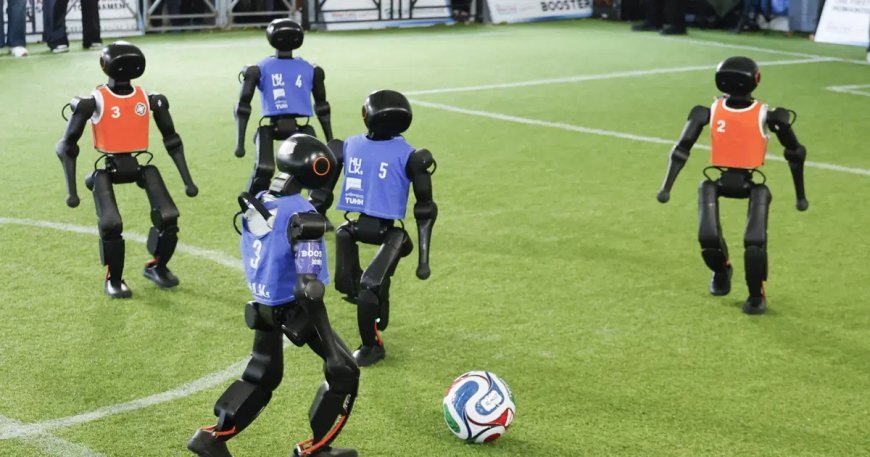 İtalya'da sıra dışı futbol: Bu sefer robotlar karşılaştı