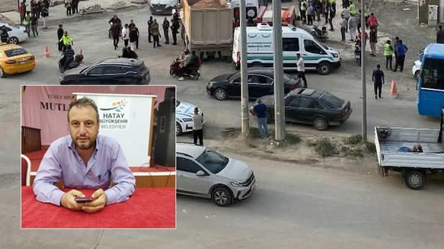 Hatay'da feci kaza: Hafriyat kamyonunun altında kalan motosikletli hayatını kaybetti