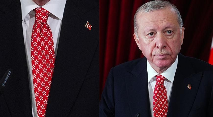 Cumhurbaşkanı Erdoğan'dan 29 Ekim'de KAAN mesajı! Kravatındaki detay dikkat çekti