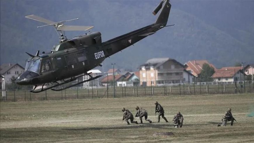 Bosna Hersek'te askeri helikopter kazası! Ölü ve yaralılar var