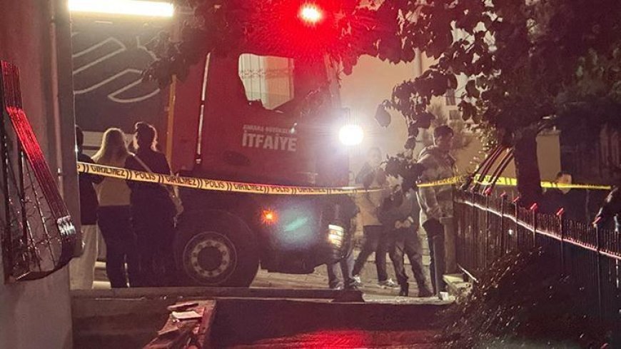 Ankara Çankaya'da korkutan doğalgaz patlaması! Ev bir anda alevlere teslim oldu