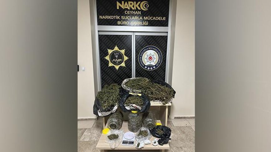 Adana'da uyuşturucu operasyonu: 2 zanlı tutuklandı