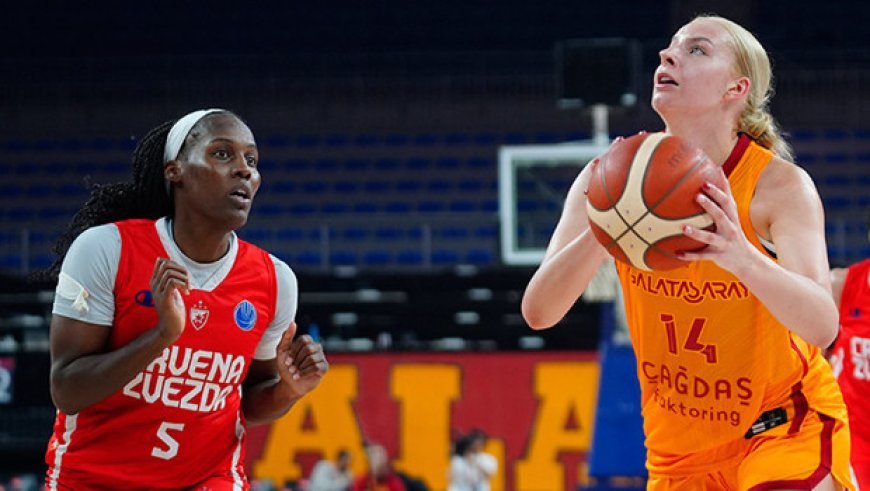 Galatasaray, Kızılyıldız'a direnemedi! ( Galatasaray Çağdaş Faktoring: 68 - Kızılyıldız: 78)